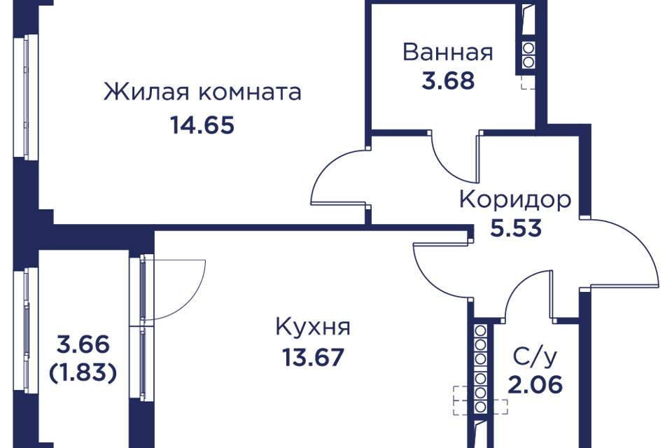 квартира г Кронштадт "Кронфорт. Центральный" фото 3