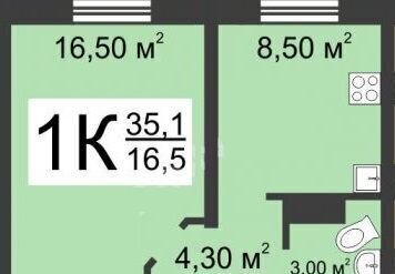 квартира г Нижний Новгород р-н Сормовский пр-кт Кораблестроителей 58к/1 микрорайон «Корабли» фото 14