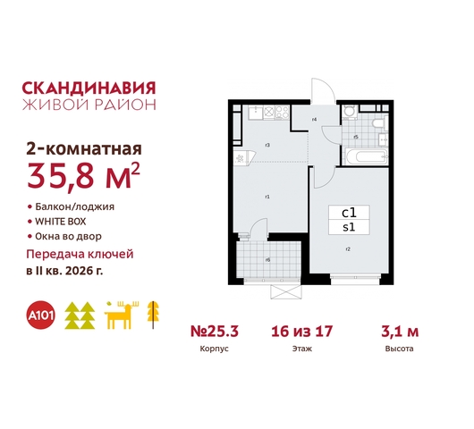 б-р Скандинавский 25/3 жилой район «Скандинавия» Сосенское, Бутово фото