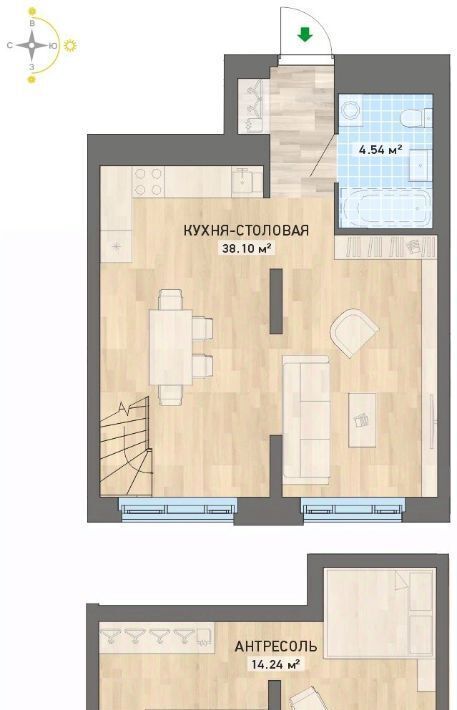 квартира г Екатеринбург Чкаловская ул Николая Кичигина 7/3 фото 1
