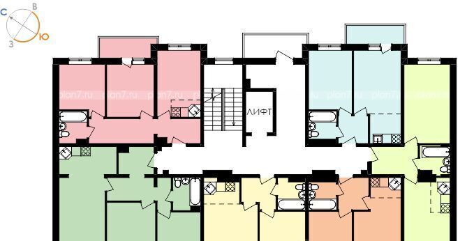 квартира г Иркутск р-н Ленинский Ново-Ленино 3 1-й Ленинский квартал тер. фото 2