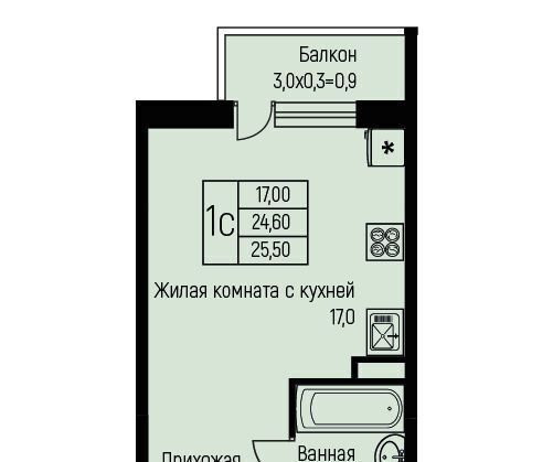 квартира г Краснодар п свх Прогресс п Березовый р-н Прикубанский ЖК Прогресс фото 1