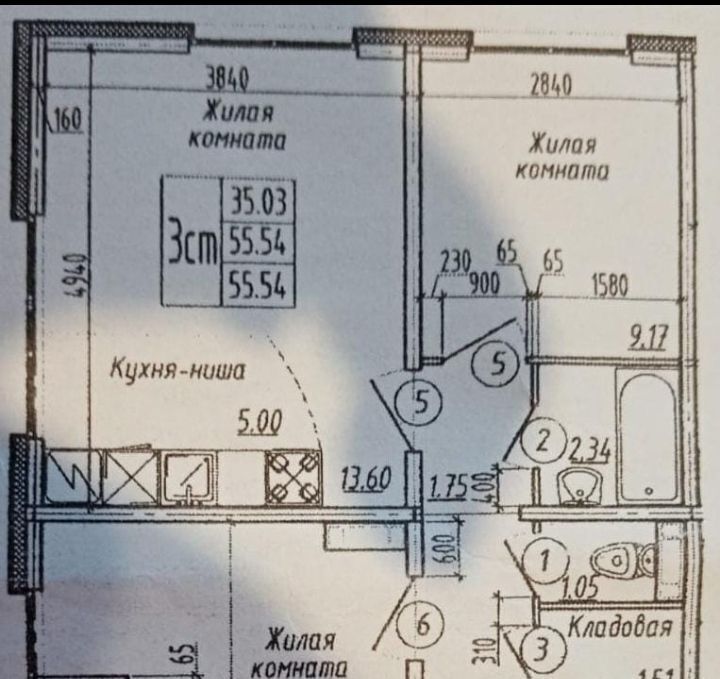 квартира г Новосибирск р-н Октябрьский Золотая Нива ул В.Высоцкого 141/11 фото 1