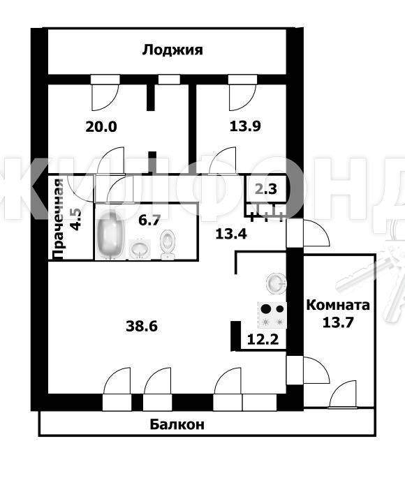 квартира г Новосибирск р-н Октябрьский ул Декабристов 41 Октябрьская фото 2