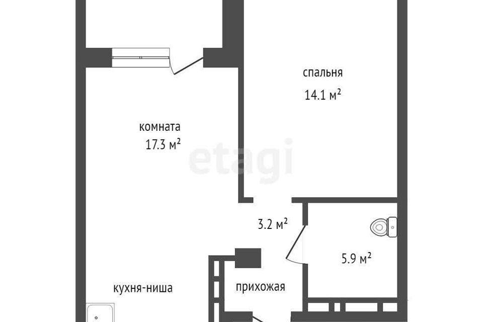 квартира г Красноярск р-н Свердловский ул Лесников 25а ЖК «Тихие зори (Красстрой)» Красноярск городской округ фото 10