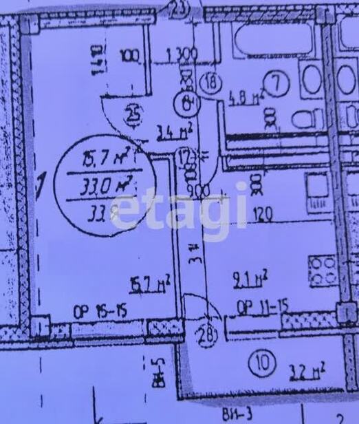 квартира г Липецк р-н Октябрьский ул А.Г. Стаханова 58 фото 15