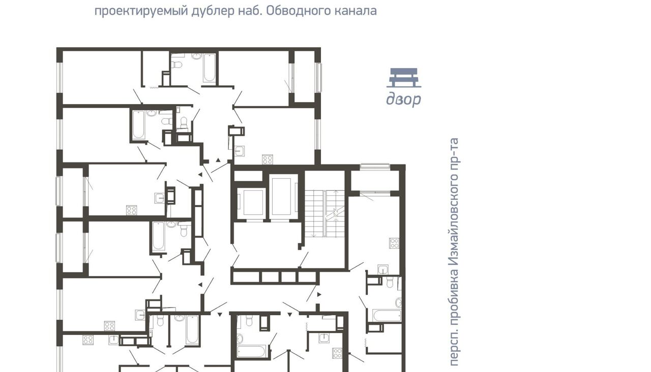 квартира г Санкт-Петербург метро Балтийская б-р Измайловский 9 округ Измайловское фото 2