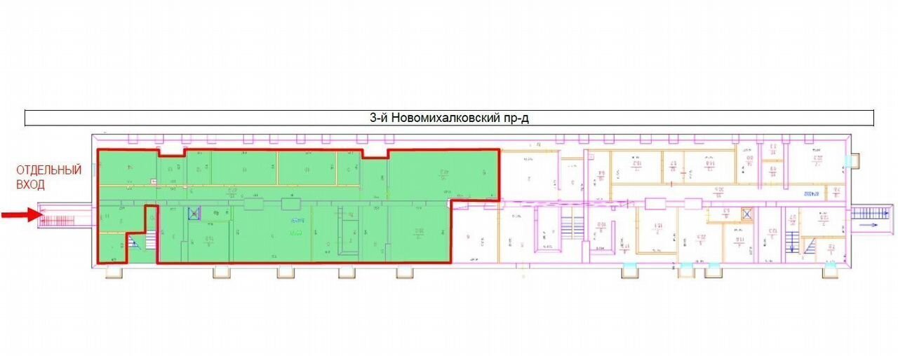 свободного назначения г Москва метро Коптево 3-й Новомихалковский пр., 9 фото 18