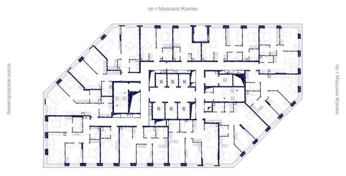 квартира г Москва метро Хорошёво проезд 3-й Силикатный 10 ЖК «JOIS» муниципальный округ Хорошёво-Мнёвники фото 2