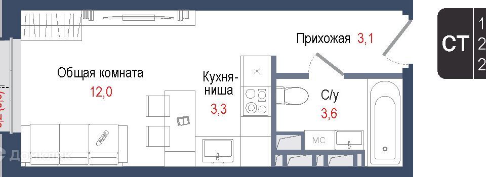 квартира г Королев ул Солнечная 2 Королёв городской округ фото 1