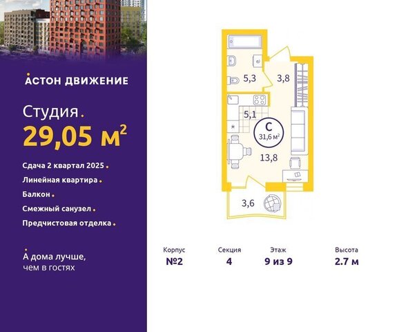 квартира р-н Железнодорожный Уральская Старая Сортировка жилой район Сортировочный, жилой комплекс Астон. Движение фото