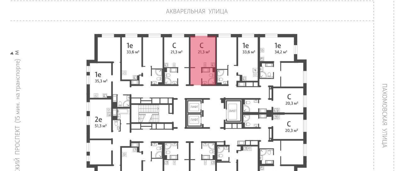 квартира г Санкт-Петербург метро Академическая ул Пахомовская 12к/1 округ Полюстрово фото 2