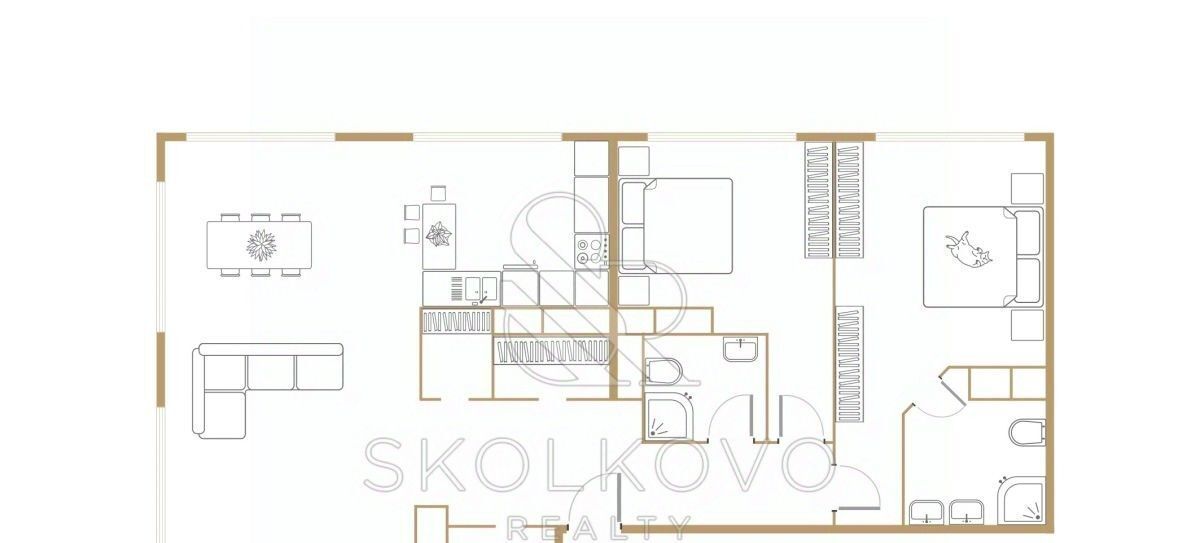 квартира г Москва метро Динамо пр-кт Ленинградский 36с/30 муниципальный округ Аэропорт фото 3