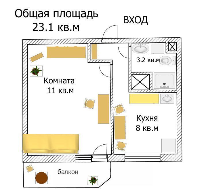 квартира г Кудрово Северное Кудрово пр-кт Строителей 5 ЖК iD Kudrovo Улица Дыбенко, Заневское городское поселение фото 5