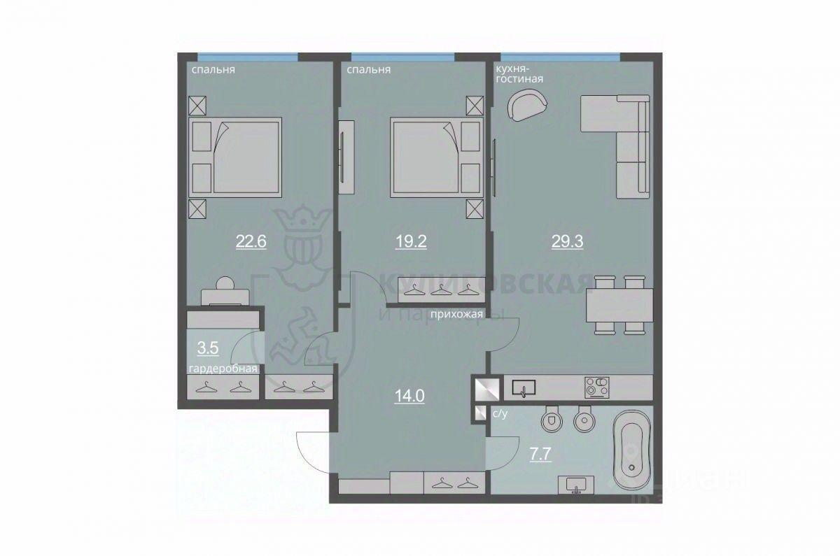 квартира г Екатеринбург р-н Октябрьский ул Ткачей 19 ЖК Clever park фото 19