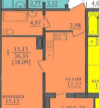 квартира г Челябинск р-н Калининский ул Набережная 5а ЖК «Бриз» фото 10