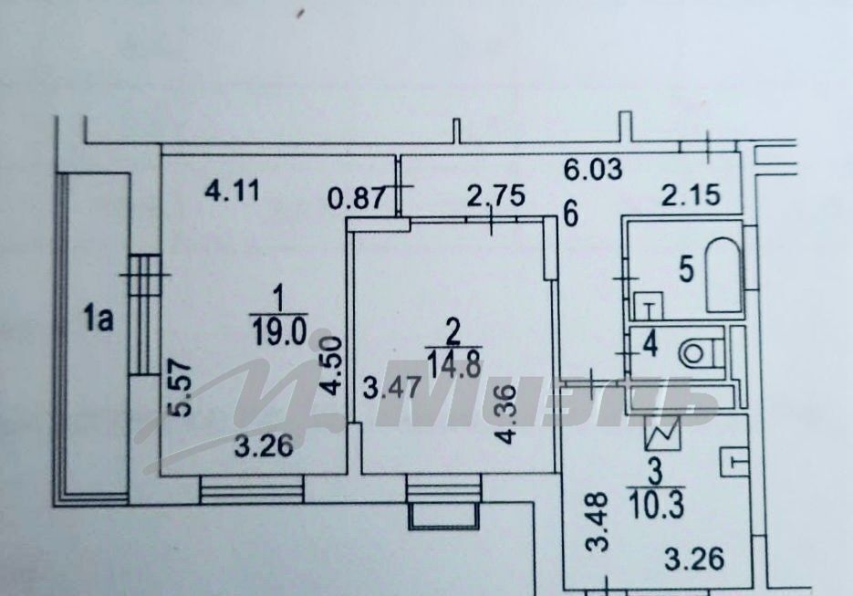 квартира г Москва метро Бауманская Бауманка ул Бакунинская 60/2 фото 2