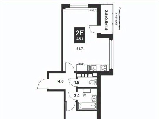 квартира г Краснодар р-н Прикубанский ул им. Мурата Ахеджака 12к/9 фото 1