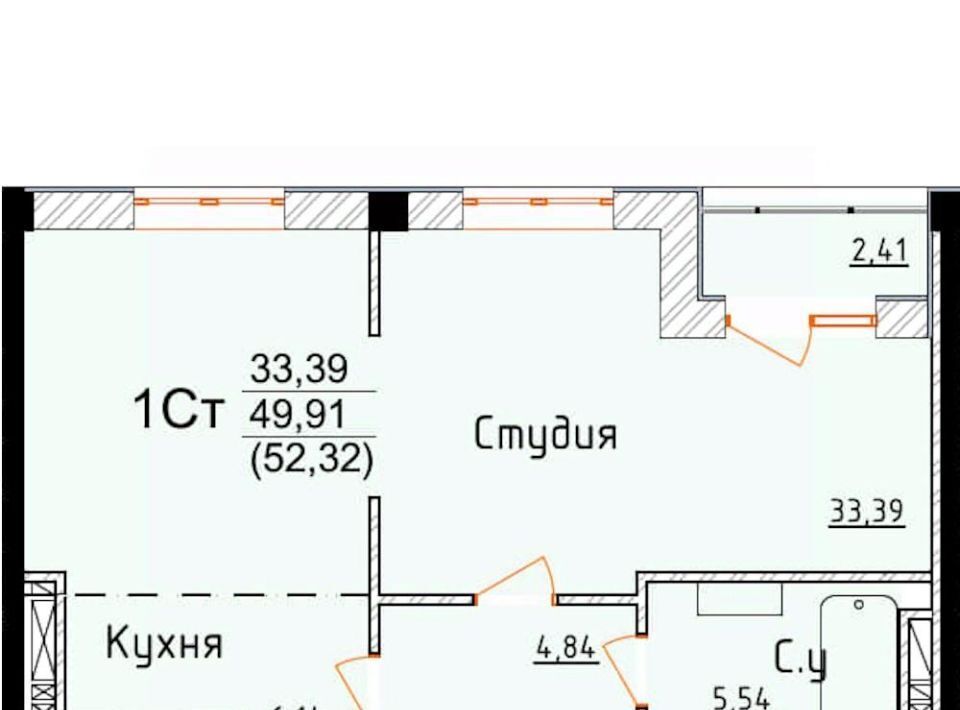 квартира г Дербент ул Графа Воронцова 78ск ЖК «Аль-Бейт Парк» А-5 фото 1