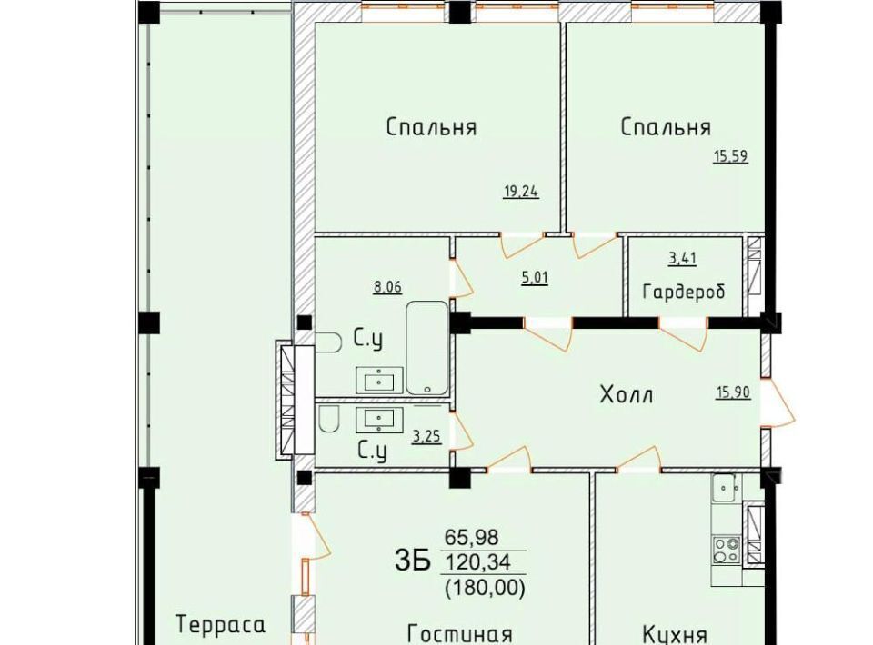 квартира г Дербент ул Графа Воронцова 78ск А-3 фото 1