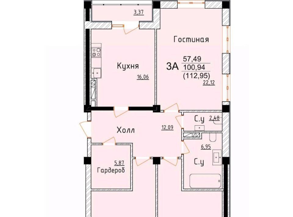 квартира г Дербент ул Графа Воронцова 78ск А-3 фото 1