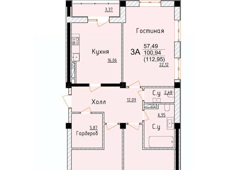квартира г Дербент ул Графа Воронцова 78ск А-3 фото 1
