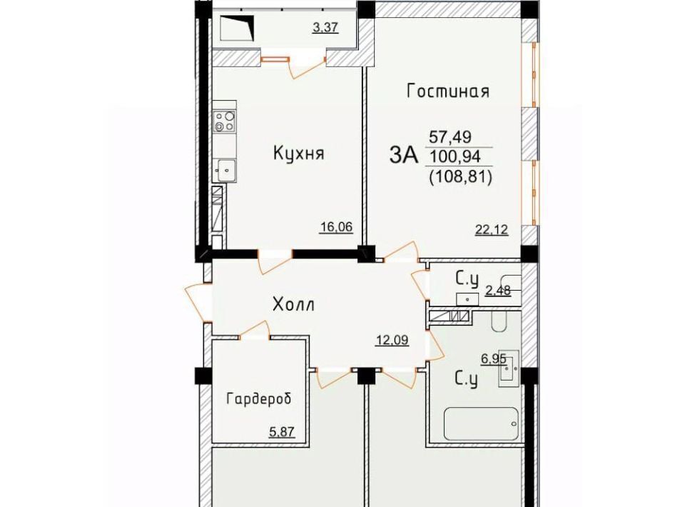квартира г Дербент ул Графа Воронцова 78ск А-3 фото 1