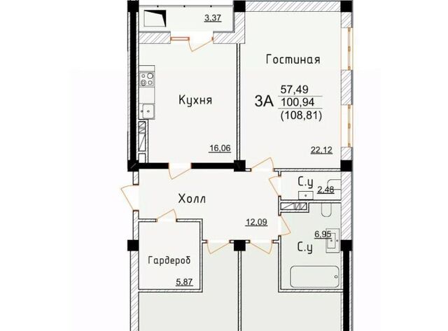 квартира дом 78ск А-3 фото