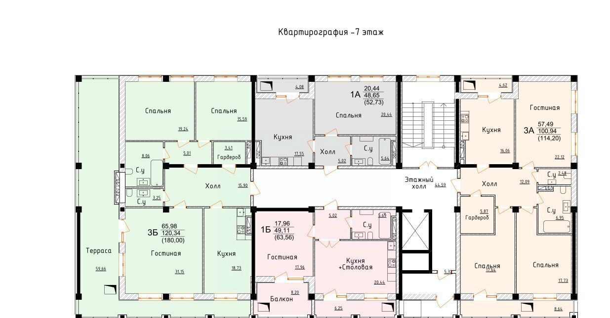 квартира г Дербент ул Графа Воронцова 78ск ЖК «Аль-Бейт Парк» А-2 фото 2