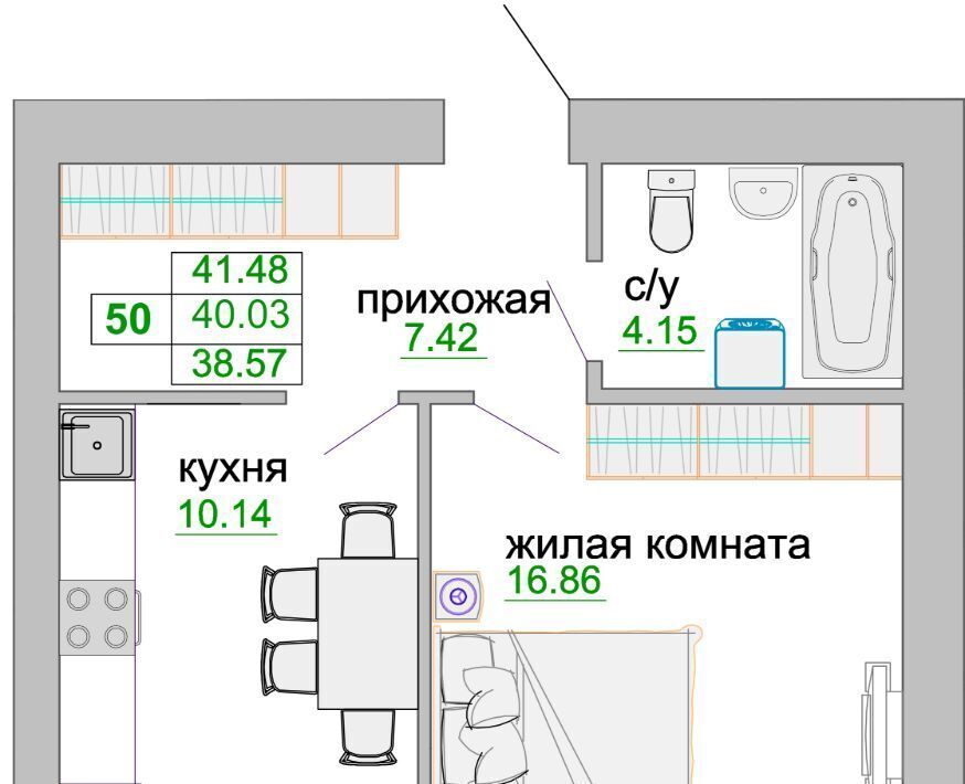 квартира р-н Зеленоградский г Зеленоградск ул Тургенева 16а фото 1