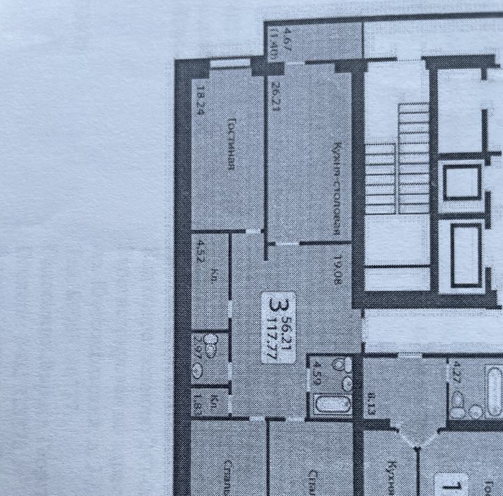 квартира г Красноярск р-н Октябрьский ул Елены Стасовой 40и фото 17