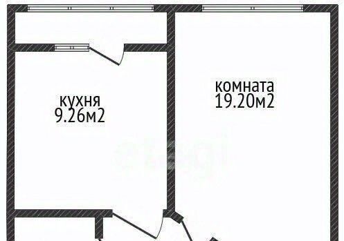 квартира г Краснодар р-н Прикубанский Музыкальный ул им. Мусоргского М.П. 26к/2 фото 1