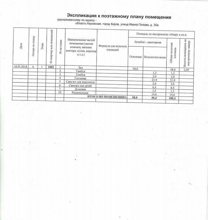 свободного назначения г Киров р-н Ленинский ул Ивана Попова 30а фото 7