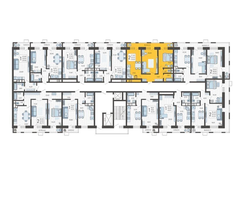 квартира г Краснодар микрорайон 9-й километр ул Ярославская 115к/7 фото 2