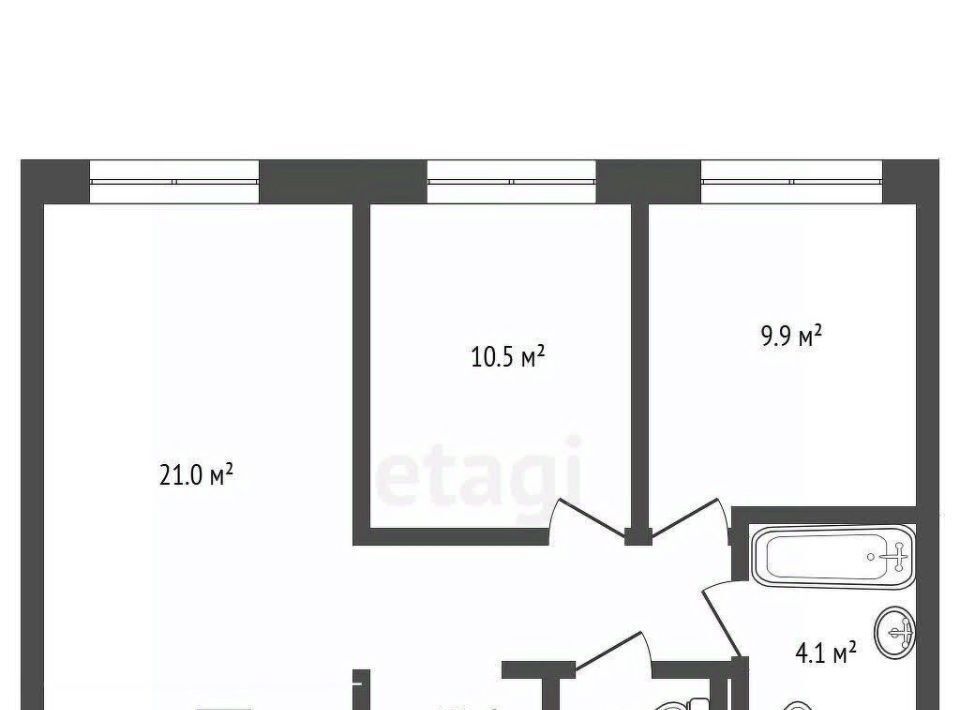 квартира г Москва метро Коломенская проезд Нагатинский 1-й 2/2к 1 муниципальный округ Нагатино-Садовники фото 2