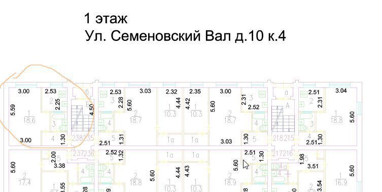 квартира г Москва метро Электрозаводская ул Семёновский Вал 10к/4 муниципальный округ Соколиная Гора фото 29