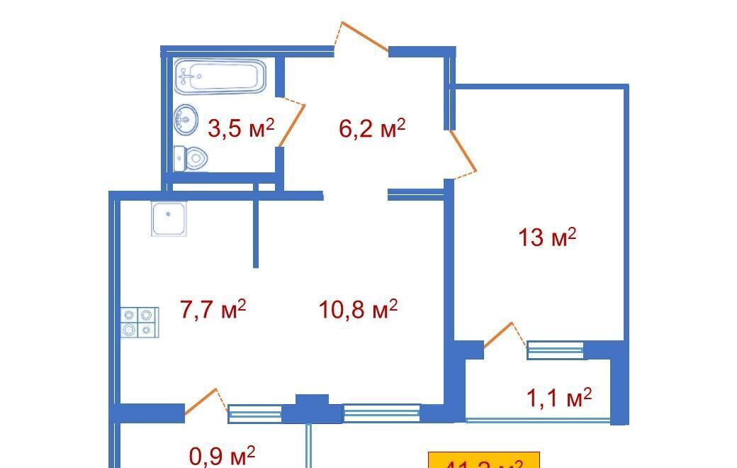 квартира г Краснодар р-н Прикубанский ул им. Мурата Ахеджака 12к/4 фото 1