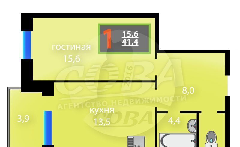 квартира г Тюмень р-н Восточный ул Бориса Житкова 4к/1 Восточный административный округ фото 2