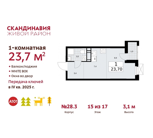 жилой район «Скандинавия» Сосенское, жилой комплекс Скандинавия, 28. 3, Бутово фото