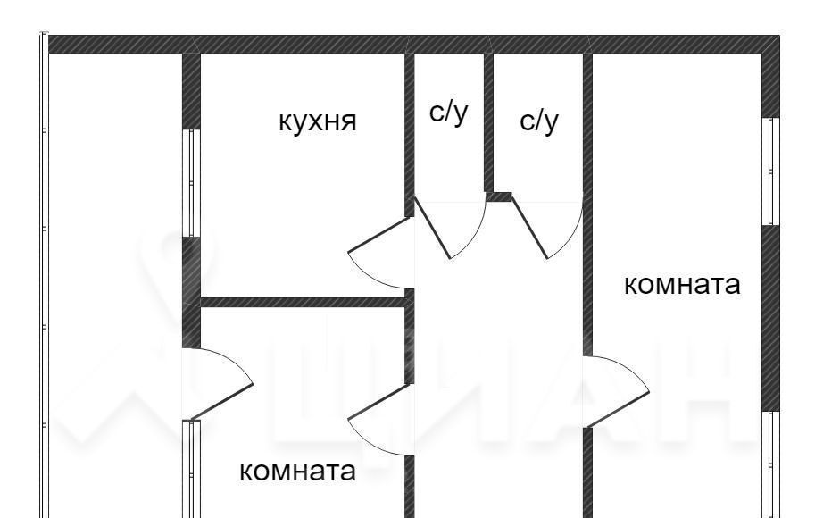 квартира г Оленегорск ул Кирова 6 фото 2