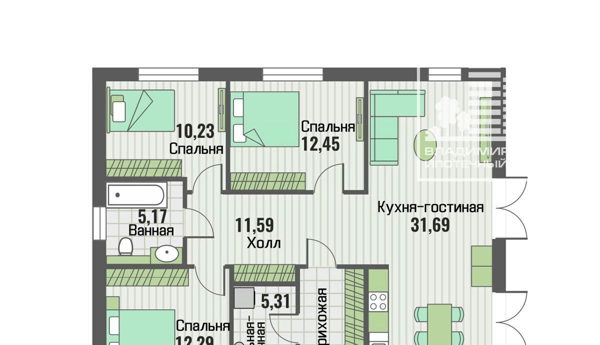 дом г Владимир с Мосино ул Хлебодарная 18 р-н Ленинский фото 3