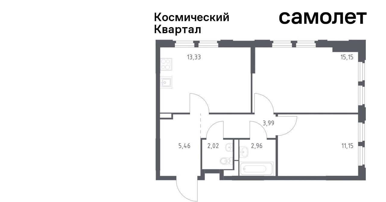 квартира г Королев мкр Юбилейный Щёлковская фото 1