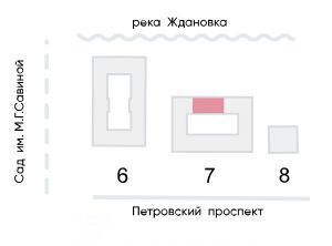 квартира г Санкт-Петербург метро Крестовский Остров пр-кт Петровский 9к/2 ЖК Neva Haus округ Петровский фото 2