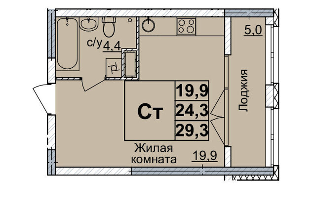 р-н Нижегородский Горьковская ЖК «Горизонты Нижнего» фото