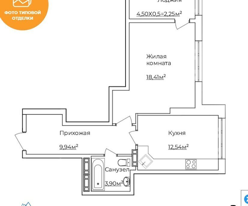 квартира г Ялта ул Красноармейская 36бк/2 ЖК «Зенит» фото 1