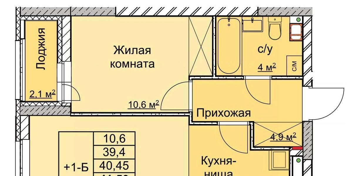 квартира г Нижний Новгород Заречная ул Профинтерна 13 фото 1