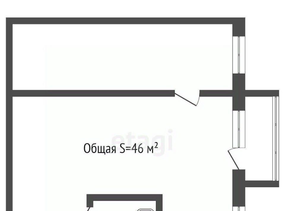 квартира г Юрга ул Исайченко 3 фото 8