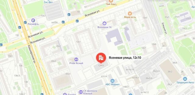 метро Домодедовская ул Ясеневая 12с/10 муниципальный округ Орехово-Борисово Южное фото