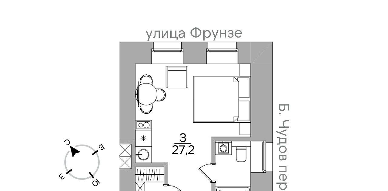 квартира г Москва метро Парк культуры ул Тимура Фрунзе 8/5 муниципальный округ Хамовники фото 2