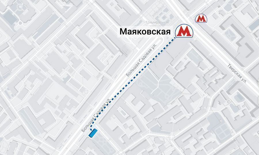 торговое помещение г Москва метро Маяковская ул Большая Садовая 6с/2 муниципальный округ Пресненский фото 5